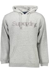 Superdry  Perfektná Pánska Mikina Šedá Farba: šedá, Veľkosť: 2XL