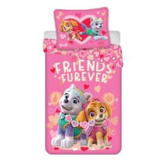 BrandMac Detská prikrývka na posteľ Paw Patrol Friends Furever 100x135cm, 40x60 cm