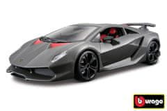 BBurago Plus Lamborghini Sesto Elemento Metallic šedá 1:24