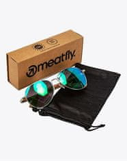 MEATFLY Polarizačné okuliare AVIATOR Green