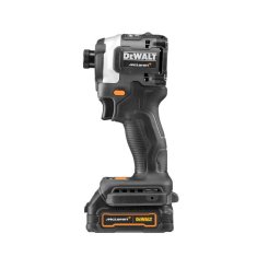 DeWalt Aku rázový uťahovák 1/4" 205 Nm, 18 V XR PowerStack 2x 1,7 Ah, edícia McLaren F1 Team