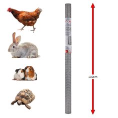 DEMA Štvorhranné pletivo proti hrabošom pozinkované 6,4 mm, 1,1x2,1 m, drôt 0,6 mm