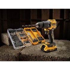 DeWalt Aku vŕtací skrutkovač s príklepom 18 V XR 2x 2,0 Ah, edícia 100 rokov DeWalt