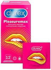 Pasante Durex PleasureMax (12 ks), vrúbkované kondómy pre jej potešenie