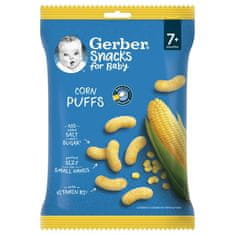 Gerber Snacks kukuričné chrumky 28 g, 7+