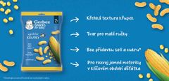 Gerber Snacks kukuričné chrumky 28 g, 7+