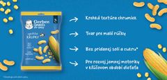 Gerber Snacks kukuričné chrumky 28 g, 7+