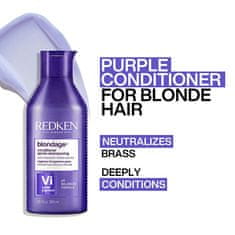 Redken Kondicionér neutralizujúce žlté tóny vlasov Color Extend Blondage ( Color -depositing Conditioner) (Objem 300 ml)