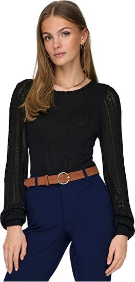 ONLY Dámske tričko ONLANNELINA Slim Fit 15326026 Black