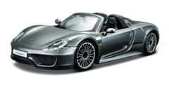 BBurago 1:24 Plus Porsche 918 Spyder Metallic Grey