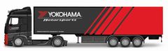 BBurago 1:43 MB Actros Gigaspace / Trailer - Yokohama