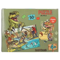 Dino World Puzzle , 50 dielikov, od veku 4+