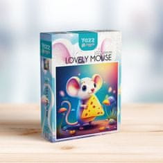 Yazz Puzzle Štvorcové puzzle Roztomilá myška 1023 dielikov