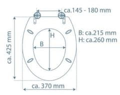 Eisl WC sedátko BAMBUS so spomaľovacím mechanizmom SOFT-CLOSE 81101