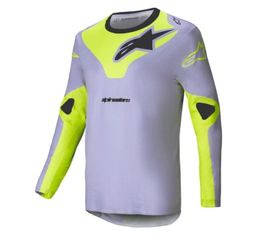 Alpinestars Racer Veil grey/yellow fluo motokrosový dres