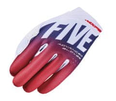 FIVE MXF2 Evo Split white/red/blue vel.M