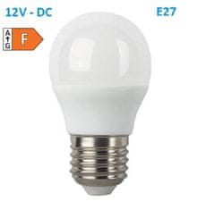 Diolamp SMD LED žiarovka matná Special Voltage Ball P45 5W/12V-DC/E27/6000K/470Lm/180°