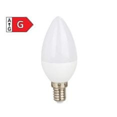 Diolamp SMD LED žiarovka matná Candle C37 5W/230V/E14/6000K/470Lm/200°