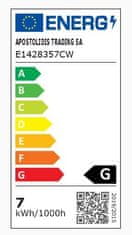 Diolamp SMD LED žiarovka mini Tubular 7W/220V/E14/6000K/600Lm/360°