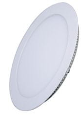 Solight LED panel mini podhľadový 6W/230V/400Lm/3000K/IP20, kruhový biely, priemer 120mm