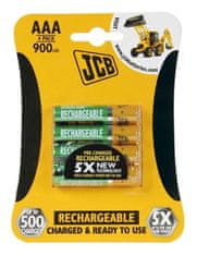 HJ Batéria AAA/HR03 900mAh JCB RTU 4ks (blister)