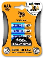 HJ Batéria AAA/LR03 JCB OXI DIGITAL 4ks (blister)