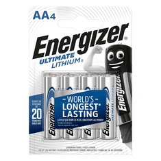 HJ Batéria AA/FR6 ENERGIZER Ultimate LITHIUM 4ks (blister)