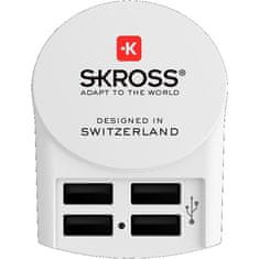 Skross USB nabíjací adaptér DC26, 4x USB A 5V/4800mA