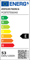 ACA Lightning LED lineárne vodotesné svietidlo TETE 60W/4000K/5420Lm/120°/IP66