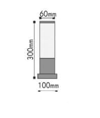 ACA Lightning Záhradné svietidlo LOOP BT1003BH030 max. 40W/E27/IP45