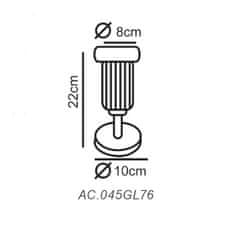 ACA Lightning Záhradný reflektor AC045GL76 max. 40W/PAR38/E27/IP54, čierny