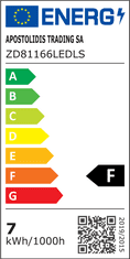 ACA Lightning LED nástenné dekoratívne svietidlo ELEGANT 6W/230V/3000K/540Lm/360°/IP20, čierne