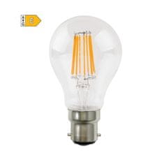 Diolamp Retro LED Filament žiarovka číra A60 8W/230V/B22/2700K/890Lm/360°/A++