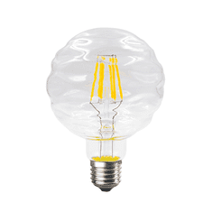 Diolamp Retro LED Filament žiarovka Clear Decor WAFT G95 6W/230V/E27/2700K/690Lm/360°/DIM