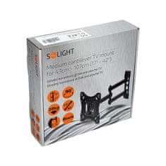 Solight Stredný konzolový držiak pre ploché TV od 43cm - 107cm (17" - 42")