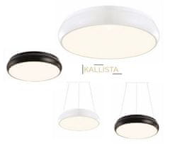 ACA LED stropné svietidlo KALLISTA 32W/230V/3000K/2560Lm/120°/IP20, Flicker free, kruhové čierne