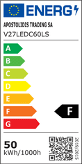 ACA LED stropné svietidlo KALLISTA 54W/230V/3000K/4320Lm/120°/IP20, Flicker free, kruhové čierne