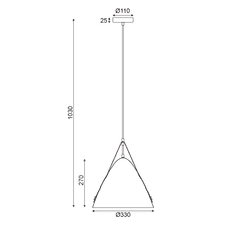 ACA Závesné stropné svietidlo NAOMI max. 40W/E27/230V/IP20, farba antracitová