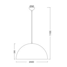 ACA Závesné stropné svietidlo MELINA max. 60W/E27/230V/IP20, biele