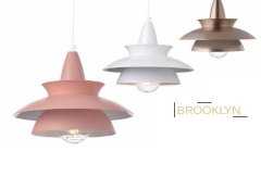 ACA Závesné stropné svietidlo BROOKLYN max. 60W/E27/230V/IP20, biele