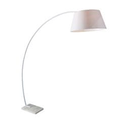 ACA Stojacia lampa LENNON max. 60W/E27/230V/IP20, biela