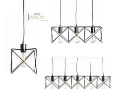 ACA Závesné svietidlo ANDY max. 5x60W/E27/230V/IP20