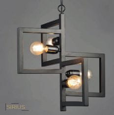 ACA Závesné svietidlo SIRIUS max. 4x40W/E27/230V/IP20