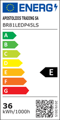 ACA LED závesné svietidlo APOLLO 34W/230V/3000K/1700Lm/360°/IP20, Flicker free