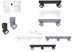 ACA LED prisadené svietidlo PLUTO 2x5W/230V/3000K/2x400Lm/2x80°/IP20, Flicker free