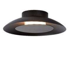 LUCIDE LED svietidlo FOSKO Black 6W/480Lm/2700K, priemer 22cm