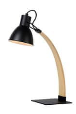 LUCIDE CURF Black stolná lampa