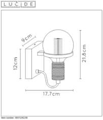 LUCIDE Nástenné svietidlo Ottel