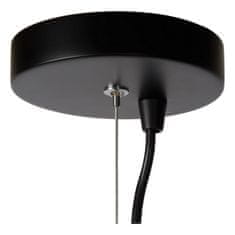 LUCIDE Stropné svietidlo Vintage Antenna Black, 6xE27