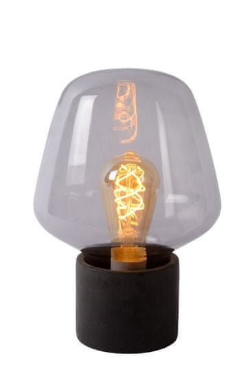 LUCIDE Stolová lampa BECKY Smoke Grey